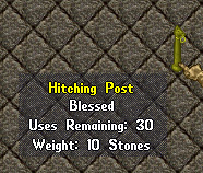 A Hitching Post - Click Image to Close